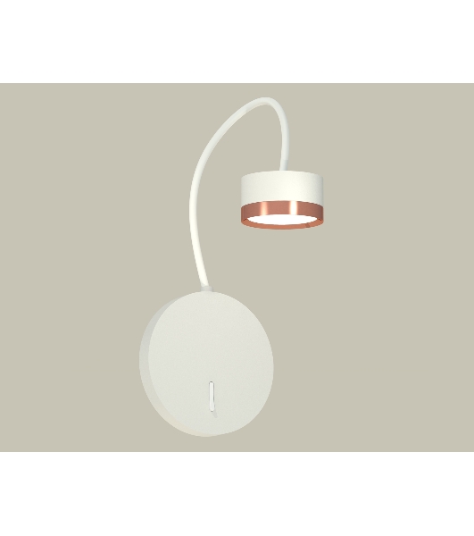 Светильник Ambrella light XB9595153 SWH/PPG белый песок/золото розовое полированное GX53 (C9595, N8126)