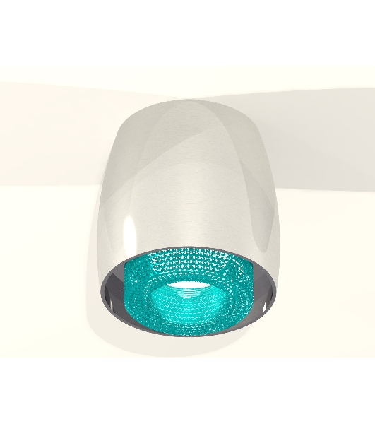 Светильник Ambrella Light XS1143011 PSL/BL серебро полированное/голубой MR16 GU5.3 (C1143, N7194)