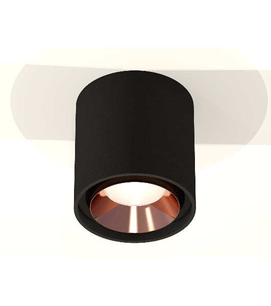 Светильник Ambrella Light XS7723005 SBK/PPG черный песок/золото розовое полированное MR16 GU5.3 (C7723, N7035)