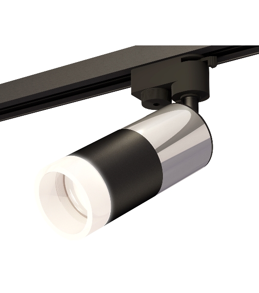 Светильник Ambrella light XT6302052 SBK/PSL/FR черный песок/серебро полированное/белый матовый MR16 GU5.3