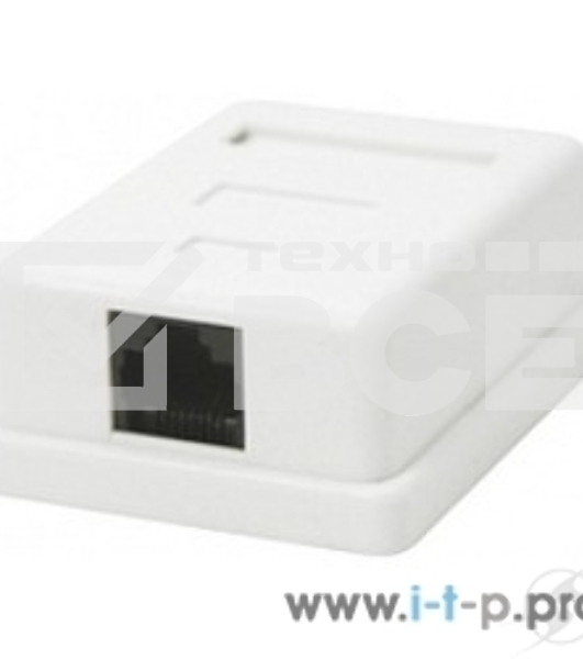 Розетка GEMBIRD NA212 RJ-45 кат.5e внешняя 1 порт, 110&Krone