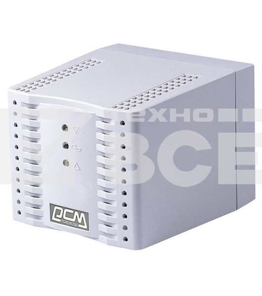  Стабилизатор напряжения Powercom Voltage Regulator, 2000VA, White, Schuko
