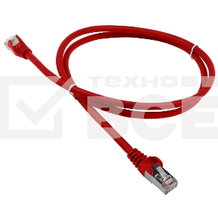 Патч-корд LANMASTER LSZH FTP кат.5e, 1.0 м, красный