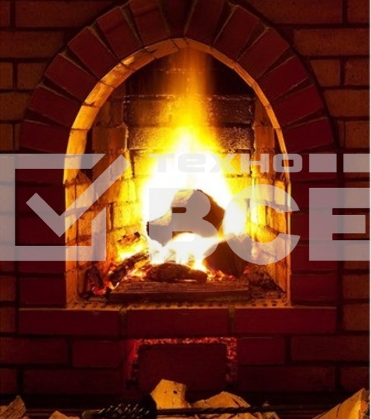 Обогреватель настенный ЭОБН-0,4-220-УХЛ4, Дыхание тепла, Камин, Брест (1020x610мм), 400 Вт (17с411)