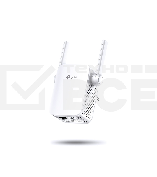 Двухдиапазонный усилитель беспроводного сигнала TP-Link (ретранслятор), 867 Мбит/с на 5 ГГц + 300 Мбит/с на 2,4 ГГц (SOHO RE305) поставляется без кабеля RJ-45