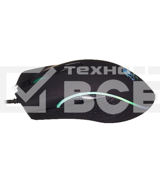 Мышь Oklick 708G MYSTERY черный оптическая (3200dpi) USB (7but)