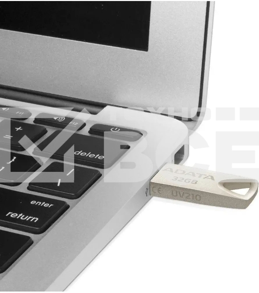 Флеш диск 32GB USB Drive ADATA USB 2.0 UV210 золотой мет. AUV210-32G-RGD