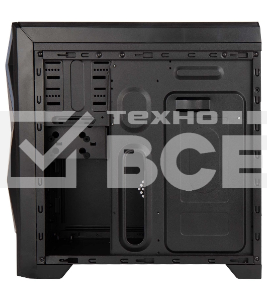 Компьютерный корпус Hiper A68 черный без БП ATX 1x92mm 2xUSB2.0 1xUSB3.0 audio bott PSU