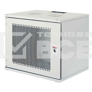 Шкаф коммутационный Lande NetBox Soho (LN-SH07U5440-LG-F0-3) настенный 7U 540x400мм пер.дв.металл задн.дв.стал.лист несъемн.бок.пан. направл.под закл.гайки 80кг серый 9кг IP20 сталь