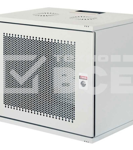 Шкаф коммутационный Lande NetBox Soho (LN-SH07U5440-LG-F0-3) настенный 7U 540x400мм пер.дв.металл задн.дв.стал.лист несъемн.бок.пан. направл.под закл.гайки 80кг серый 9кг IP20 сталь