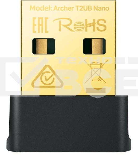 Ультракомпактный двухдиапазонный Wi-Fi USB-адаптер TP-Link Archer T2UB Nano AC600 Bluetooth 4.2