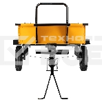 Прицеп для мотоблока TT-500, оцинк., груз. 500 кг, рег. сцепка, колеса 4.00-10, в упаковке Denzel, фото12