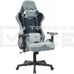 Кресло игровое Бюрократ VIKING 7 KNIGHT BL FABRIC синий текстиль/эко.кожа крестовина металл/пластик, фото50