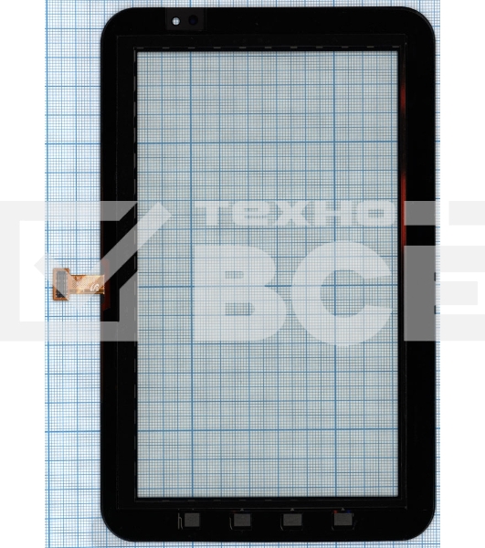 Сенсорное стекло (тачскрин) для Samsung Galaxy Tab P1000, черное