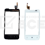 Сенсорное стекло (тачскрин) для Lenovo A390, белое, фото4