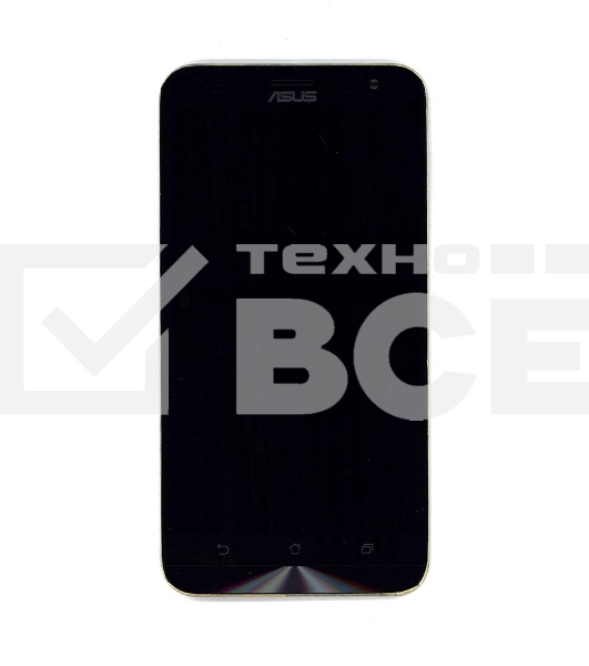Дисплей для Asus ZenFone 2 Laser ZE551KL черный с рамкой
