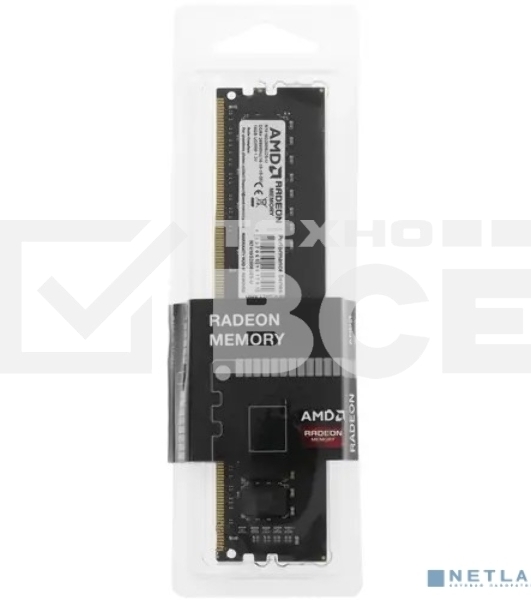 Оперативная память AMD Radeon R7, DDR4, 16GB (1x16GB), 2666MHz, CL16, OEM