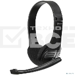 Наушники с микрофоном Oklick HS-M150 черный 2.2м накладные оголовье (NO-003N), фото2