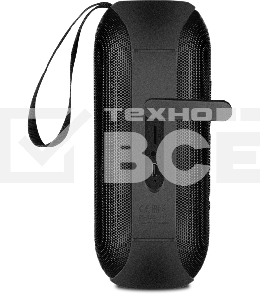 Портативная акустика Sven PS-165, черный (16 Вт, Waterproof (IPx6), TWS, Bluetooth, microSD, 3000мА*ч)