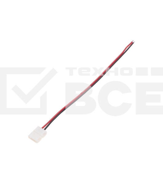 Коннектор Rexant с проводами для одноцветной светодиодной ленты SMD 8мм