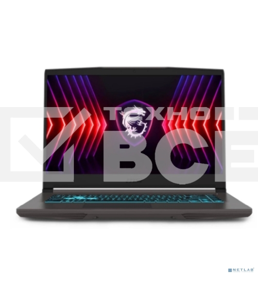 Ноутбук MSI Thin 15 B13UC Core i5-13420H 15.6' FHD (1920x1080),144Hz IPS,DDR4 16Gb (8Gbx2),1Tb SSD,NV RTX 3050 (4Gb GDDR6),52.4Whr,1,8kg,1y,Dos,Cosmos Gray