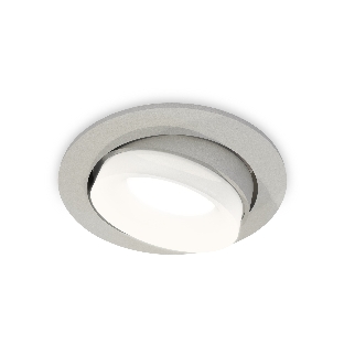 Комплект встраиваемого поворотного светильника Ambrella light XC7653081 SGR/FR серый песок/белый матовый MR16 GU5.3 (C7653, N7165)