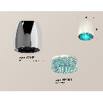 Светильник Ambrella Light XS1143011 PSL/BL серебро полированное/голубой MR16 GU5.3 (C1143, N7194), фото 1