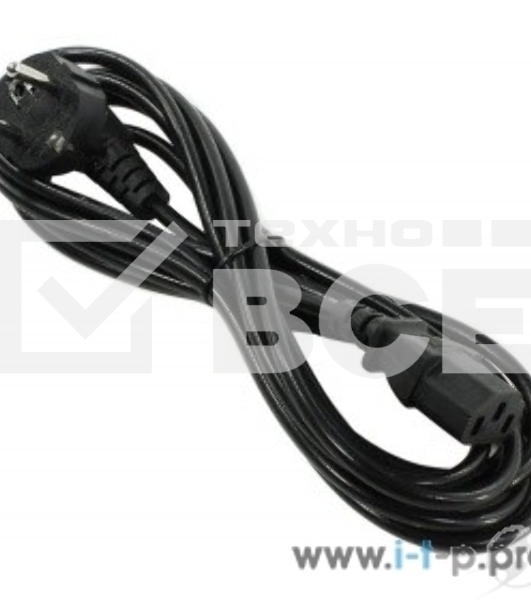 Кабель компьютер-розетка Aopen (ACE021-3M) 3 метра 220V (EURO) <VDE> 3G*0,5mm2