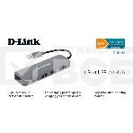 Концентратор USB D-Link DUB-H4/E1A, 4-port USB 2.0 Hub.4 downstream USB type A (female) ports, 1 upstream USB type A (male), support Mac OS, Windows XP/Vista/7/8/10, Linux, support USB 1.1/2.0, fast charge mode.Pow, фото2