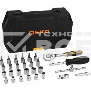 Набор инструментов Deko TZ29 29 предметов (жесткий кейс)