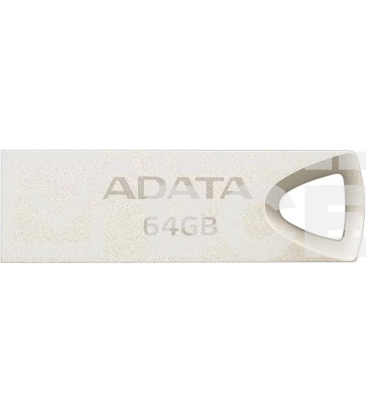 Флеш диск 64GB ADATA UV210, USB 2.0, Металлич. Серебро