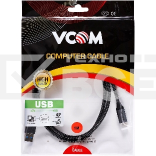 Кабель USB3.2 Gen2, AM->CM, 10Gbs, All Shell 1м VCOM <CU401M-1M>