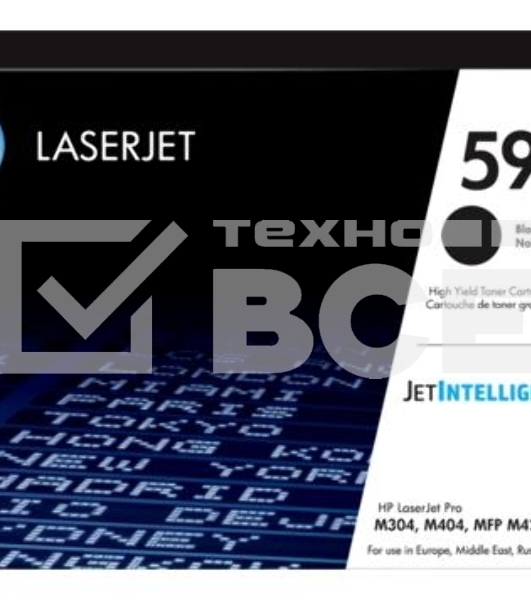 Картридж HP BLACK 59X/M304/M404 10K CF259X
