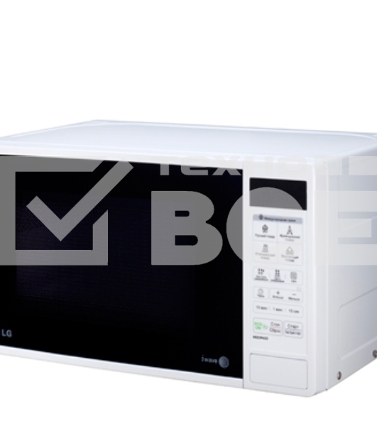Микроволновая печь LG MS20R42D белый, 20 л, 700 Вт, переключатели - сенсор