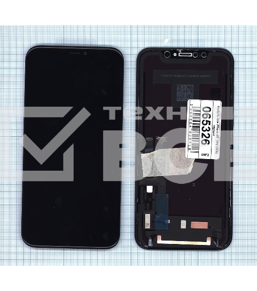 Дисплей для Apple iPhone XR в сборе с тачскрином (IPS) черный