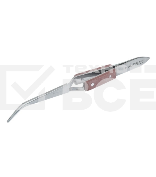 Обратный пинцет Pro'sKit 1PK-117T загнутый, 164мм