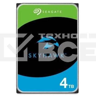 Жесткий диск Seagate SATA-III 4TB ST4000VX015 Surveillance Skyhawk (5900rpm) 256Mb 3.5