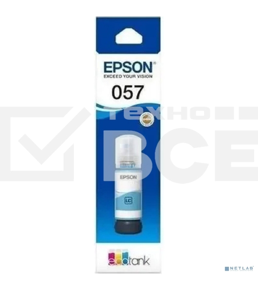 Чернила Epson 057 C13T09D598 светло-голубой 70мл для Epson L18050