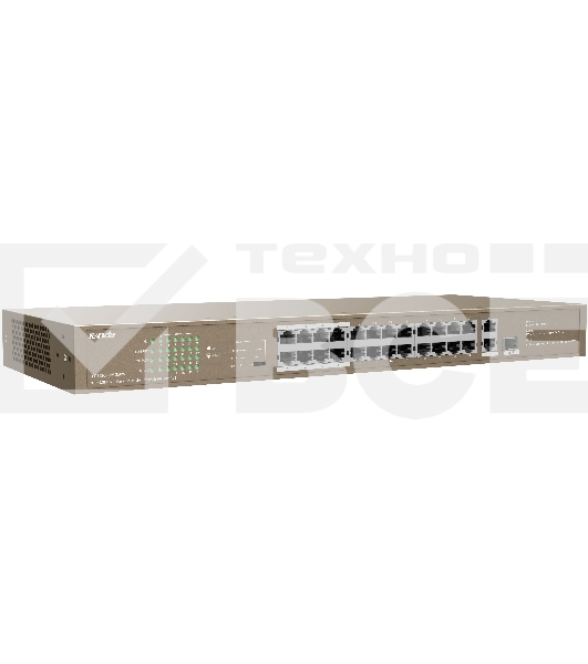 Коммутатор Tenda TEF1126P-24-250W 26-Портовый  без управления FE c 24 портами PoE