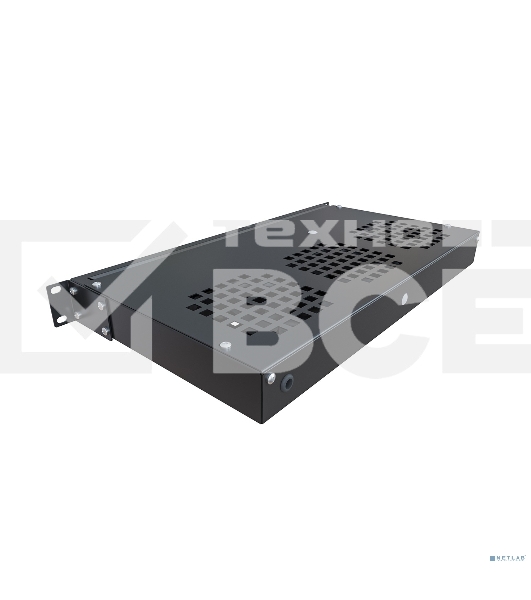 Модуль вентиляторный NTSS (NTSS-FAN3/19T-BL) 3 вент. с термостатом с контроллером черный