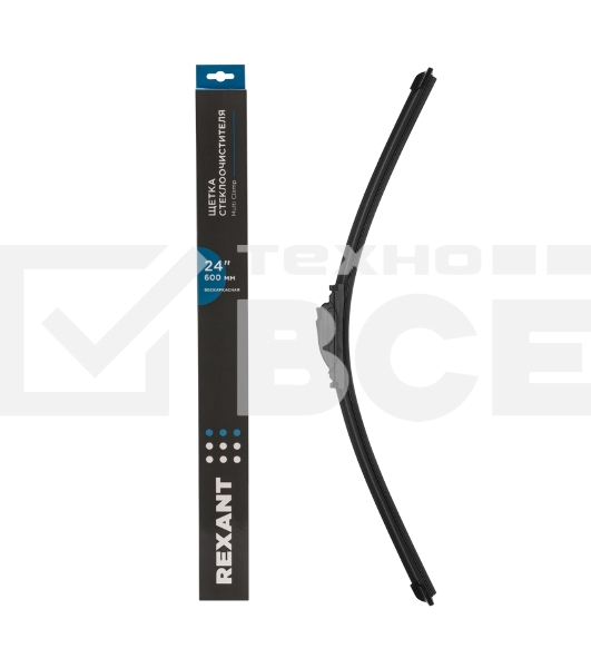 Щетка стеклоочистителя бескаркасная Rexant Multi Clamp, 600 мм
