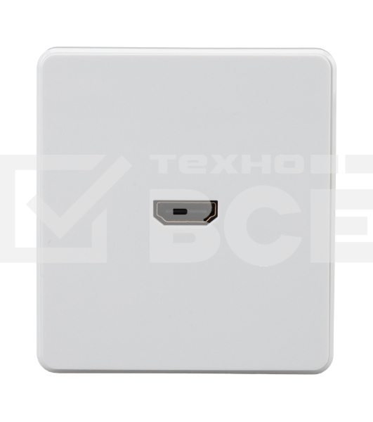 Розетка Kranz ROUND HDMI с/у перламутр