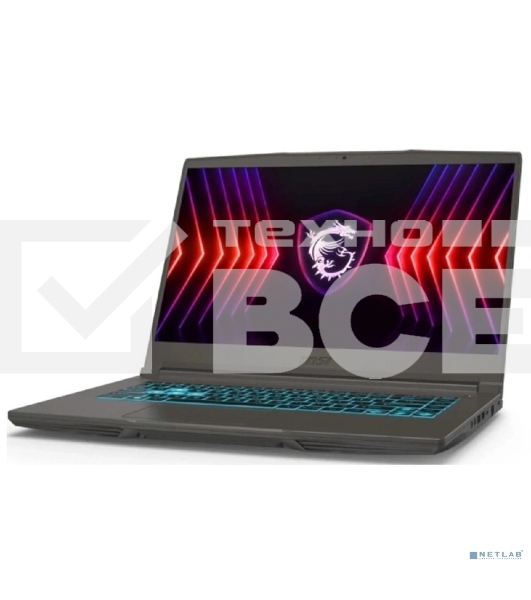 Ноутбук MSI Thin 15 B13UC Core i5-13420H 15.6' FHD (1920x1080),144Hz IPS,DDR4 16Gb (8Gbx2),1Tb SSD,NV RTX 3050 (4Gb GDDR6),52.4Whr,1,8kg,1y,Dos,Cosmos Gray