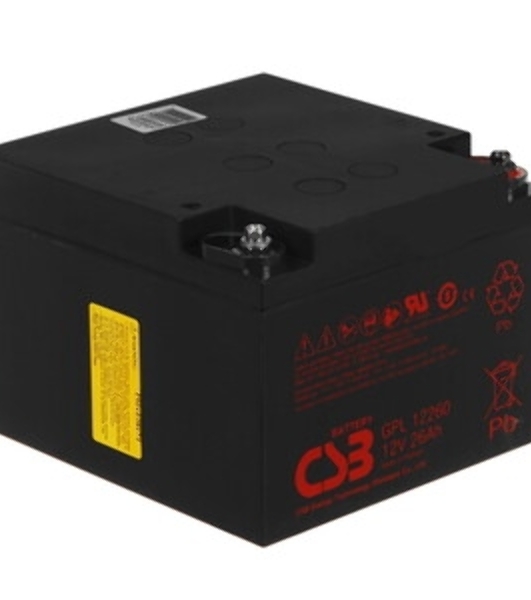 Батарея для ИБП CSB GPL-12260 (12V, 26Ah) для UPS клеммы F2