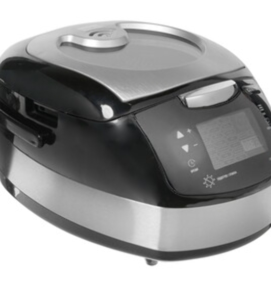 Мультиварка Centek CT-1472 Ceramic черный/сталь, 860 Вт, 5.0 л, LED, 21 программа