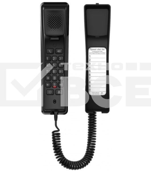 Телефон IP Fanvil H2U черный