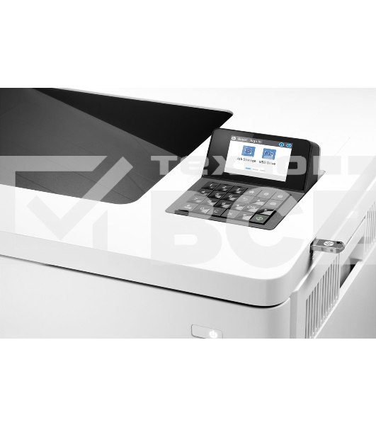 Принтер лазерный HP Color LaserJet Enterprise M554dn (7ZU81A), A4, цветной, печ. до 33 стр/мин., 600 x 600 dpi, USB, RJ-45, Air Print, Mopria