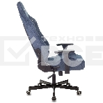 Кресло игровое Knight N1 Fabric синий Light-27 с подголов. крестовина металл, фото17