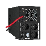 Комплект Источник бесперебойного питания EX295989RUS + батарея 80Aч EX285654RUS 2шт (инвертор, синус, для котла) ExeGate SineTower SZ-2000.LCD.AVR.3SH.1C13.USB <2000VA/1600W, чистый синусоида, LCD дисплей, AVR, 3*Schuko+1*C13, USB, линейно-интерактивный, Black> + батарея ExeGate HRL 12-80 (12В, 80Ач) 2шт, фото5