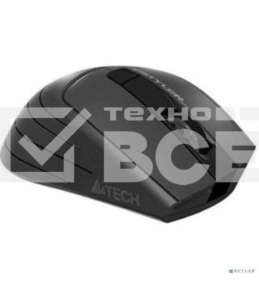 Мышь беспроводная A4Tech Fstyler FG30 серый, 2000 dpi, радиоканал, USB, кнопки - 5